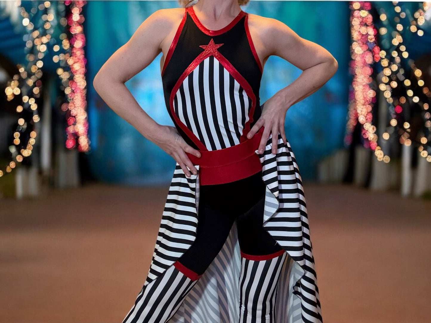 Classic Circus Stripe Dance Skirt