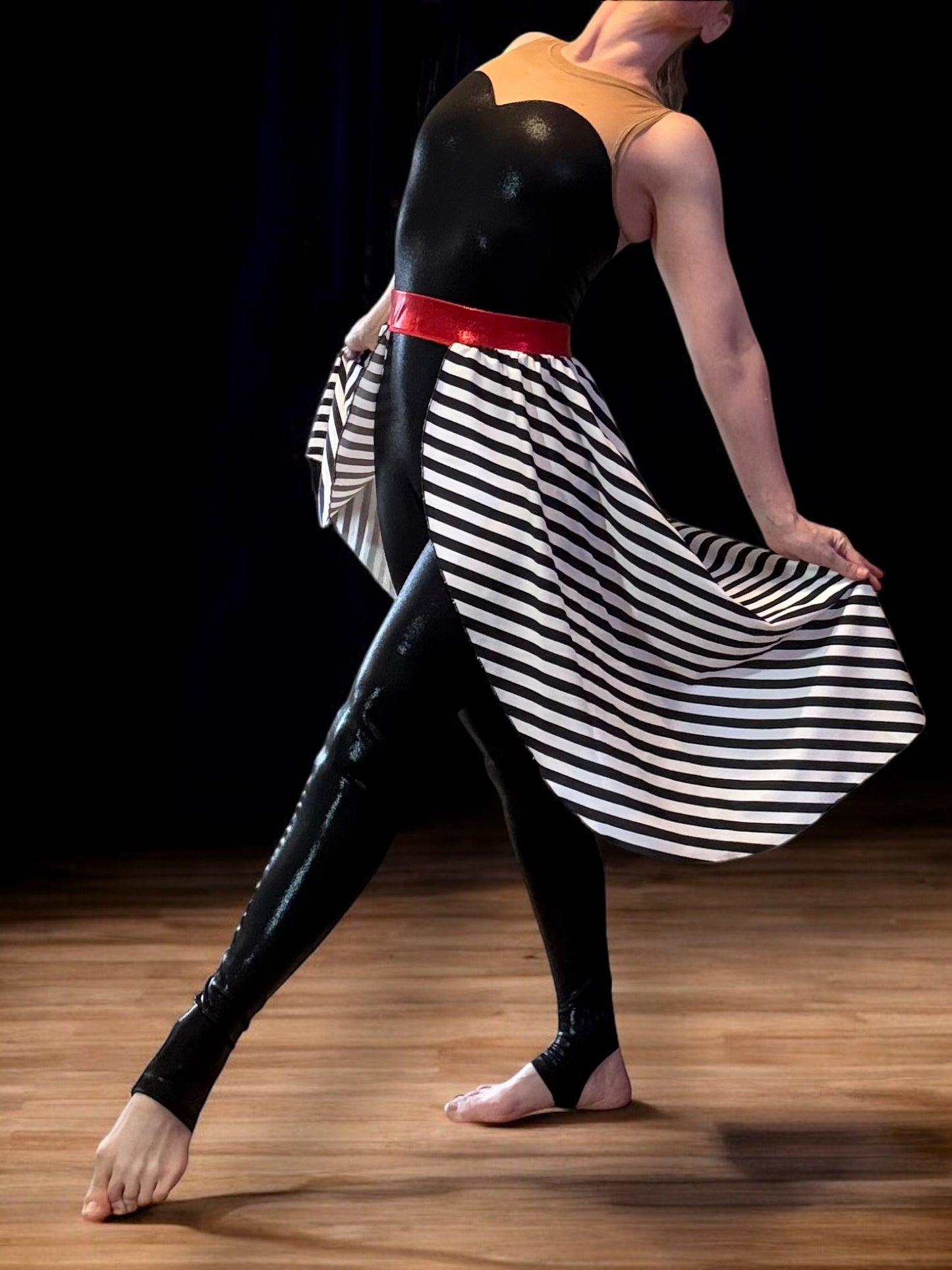 Classic Circus Stripe Dance Skirt