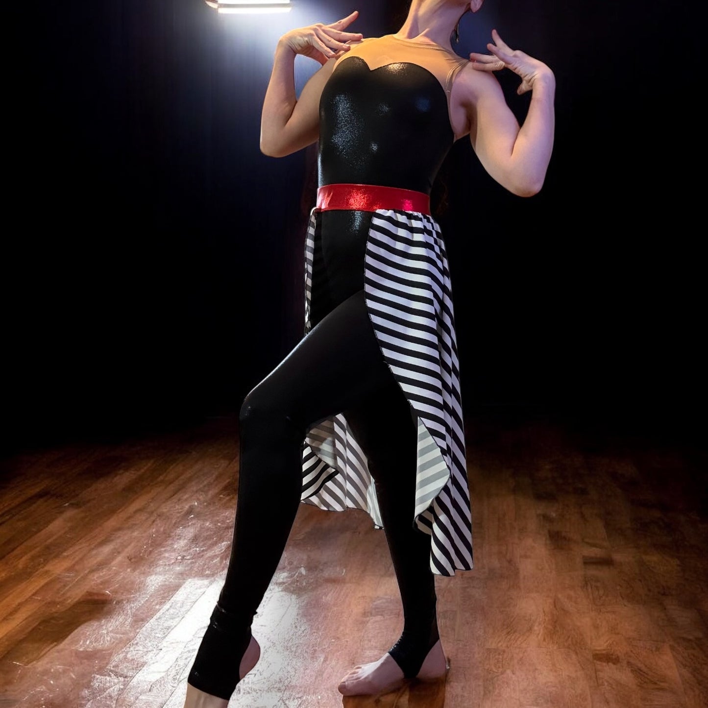 Classic Circus Stripe Dance Skirt