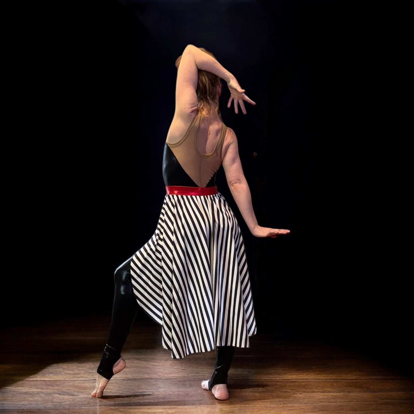 Classic Circus Stripe Dance Skirt